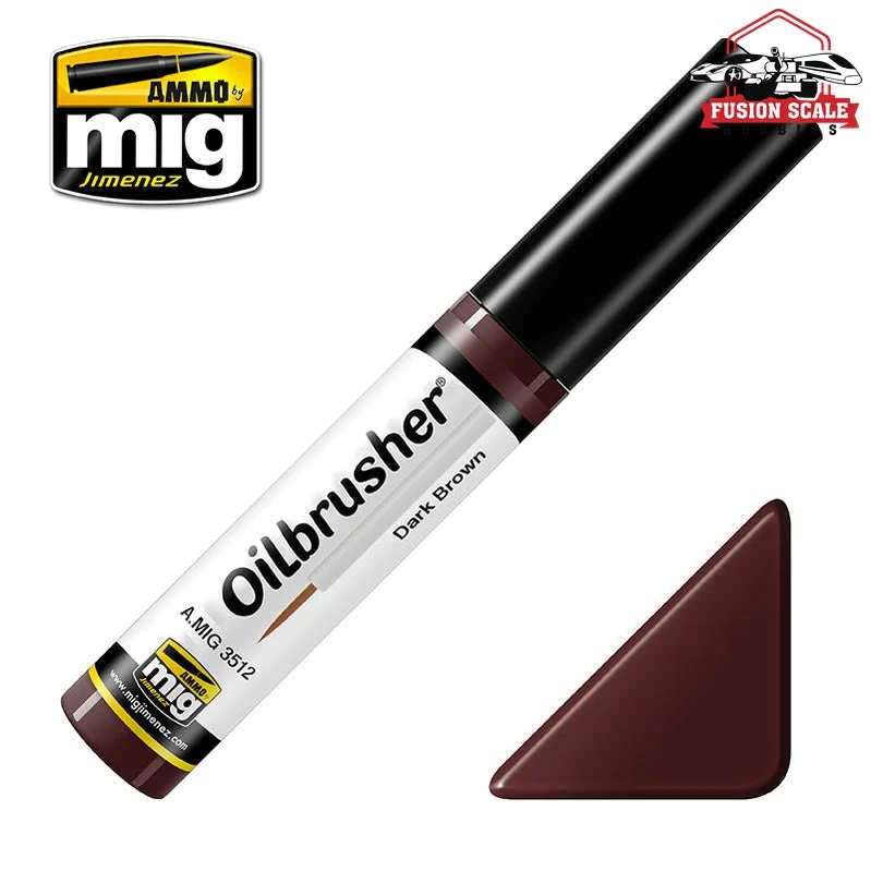 Ammo Mig Jimenez Oilbrusher Dark Brown