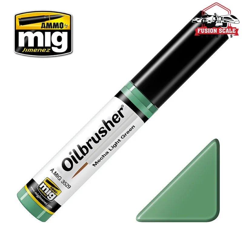 Ammo Mig Jimenez Oilbrusher Mecha Light Green