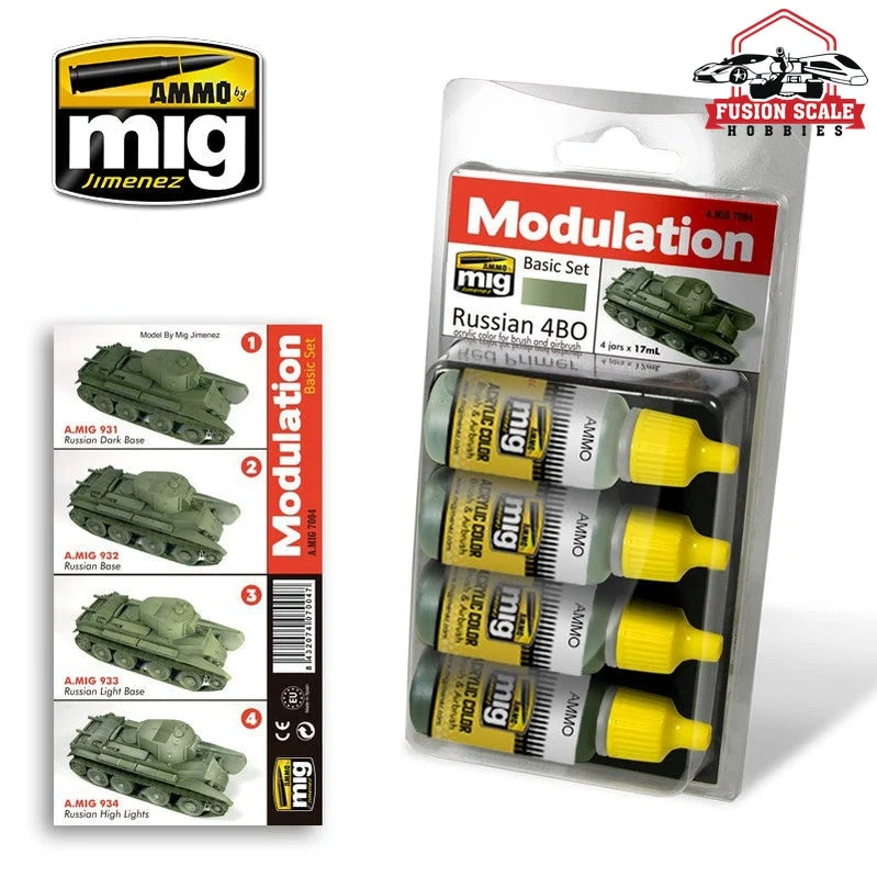 Ammo Mig Jimenez Russian 4BO Modulation Set