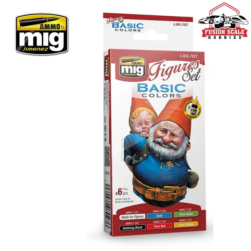 Ammo Mig Jimenez Basic Colors For Figures