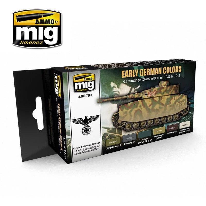 Ammo by Mig Early / Middle German Colors Set - Ammo Mig Jimenez