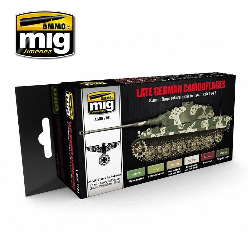 Ammo by Mig Late War German Colors Set - Ammo Mig Jimenez