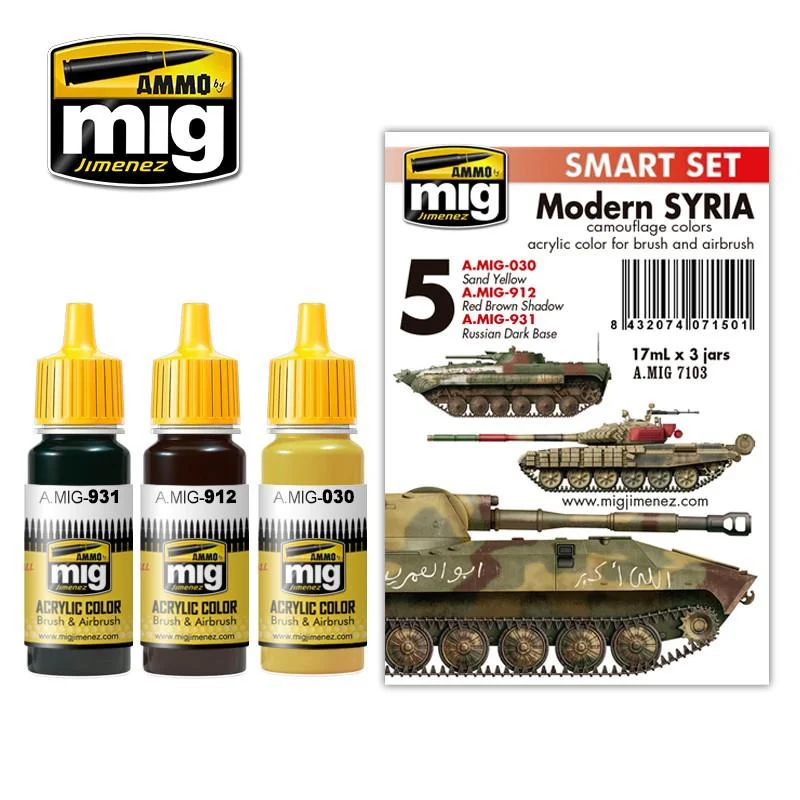 Ammo by Mig Modern Syrian Camouflage Set - Ammo Mig Jimenez