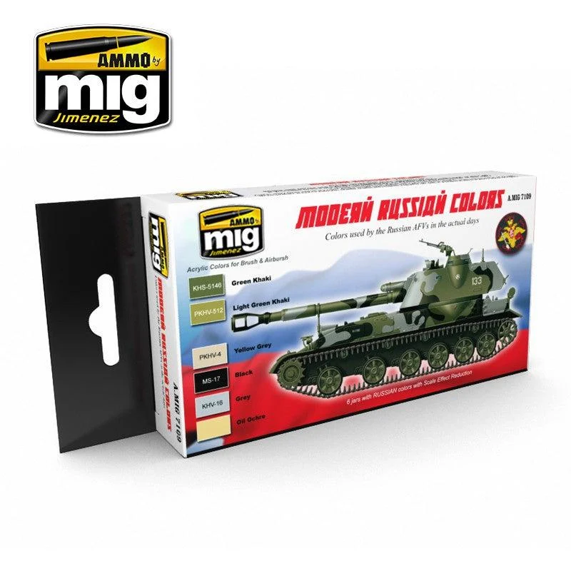 Ammo by Mig Modern Russian Camo Colors Set - Ammo Mig Jimenez