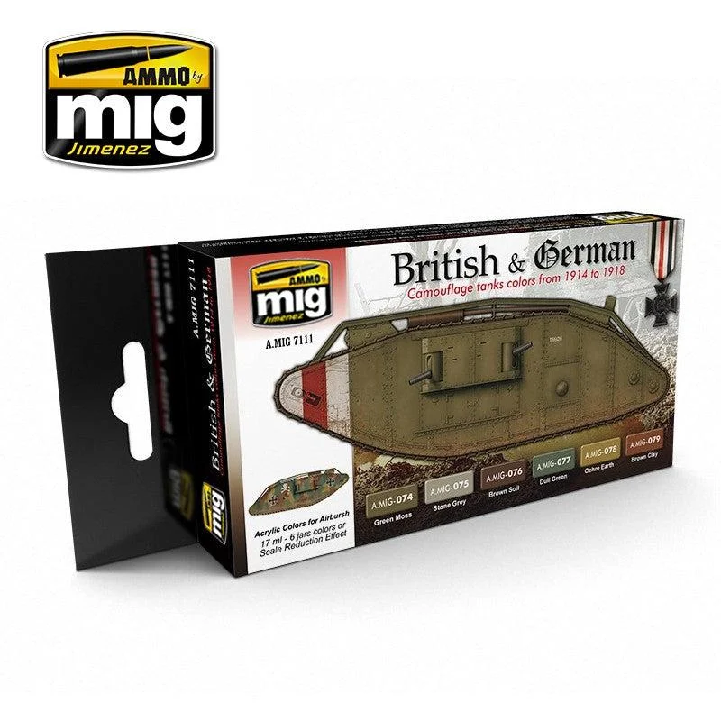 Ammo by Mig I Ww British & German Colors Set - Ammo Mig Jimenez