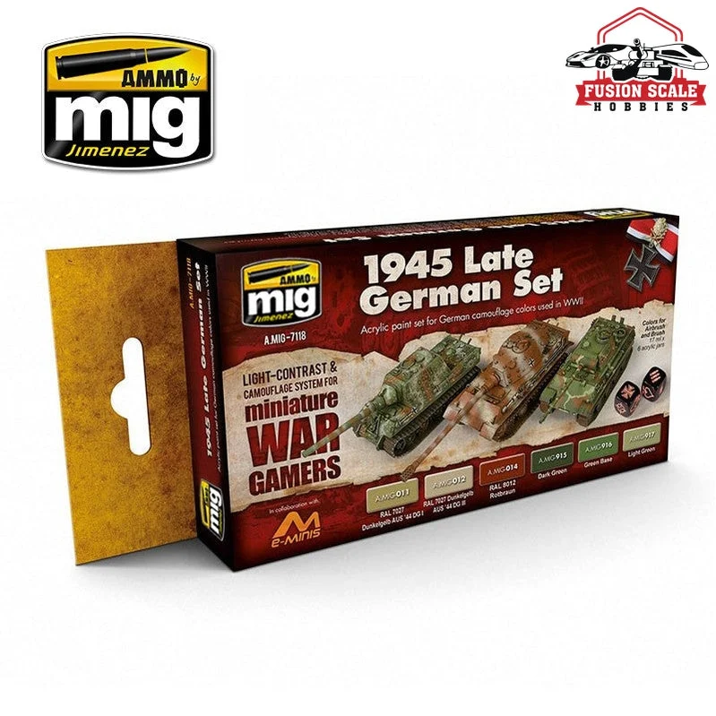 Ammo Mig Jimenez Wargame 1945 Late German Set