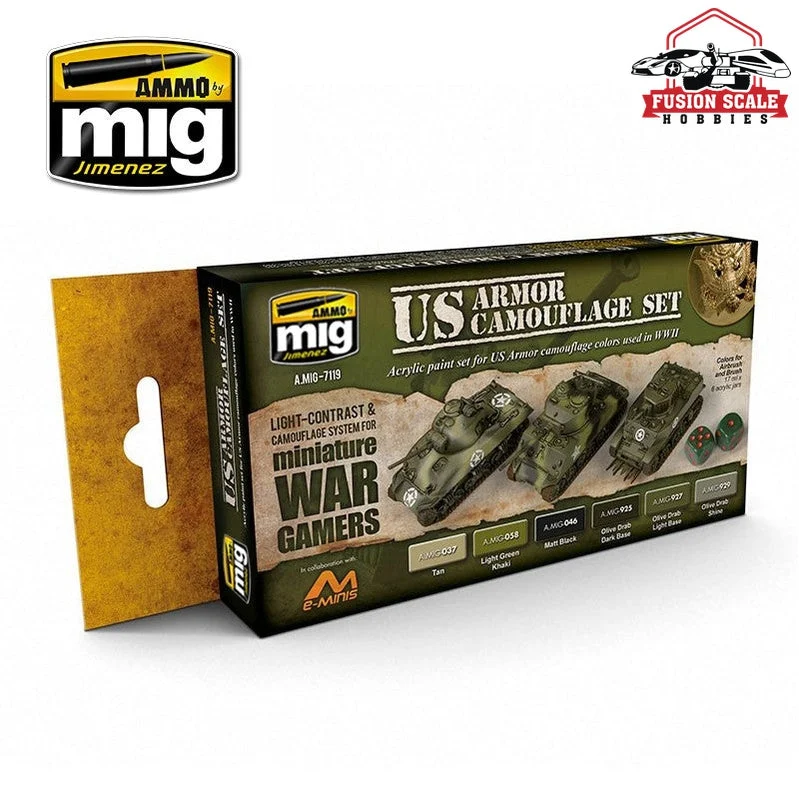 Ammo Mig Jimenez Wargame US Armor Set