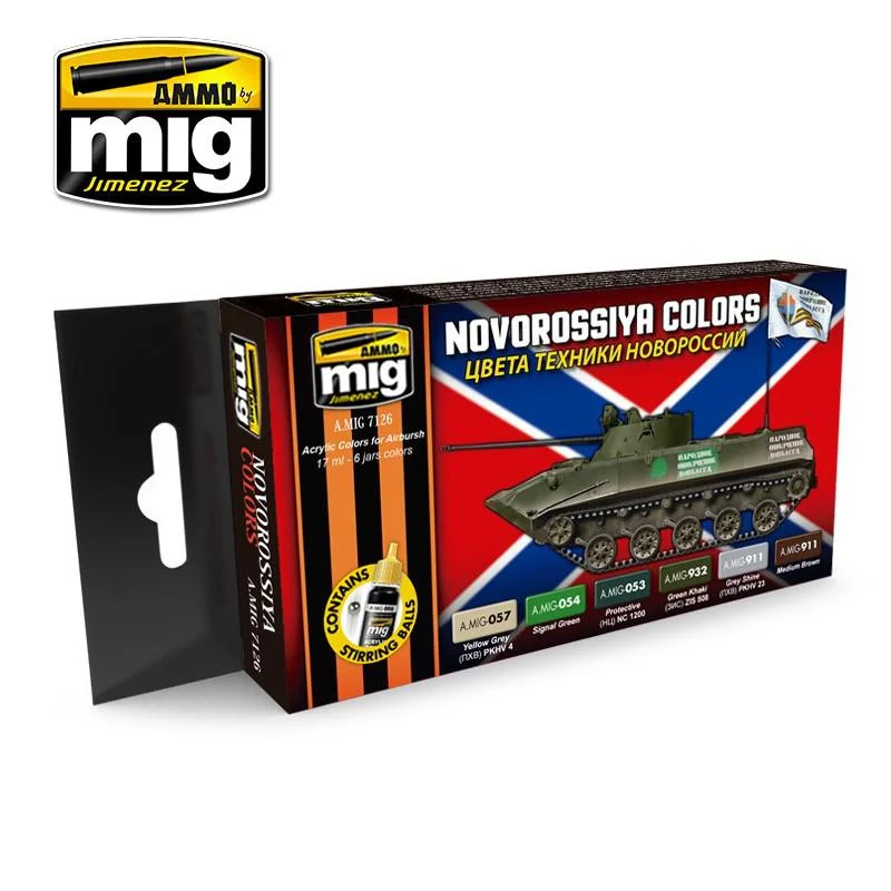 Ammo by Mig Novorrosiya Colors Set - Ammo Mig Jimenez