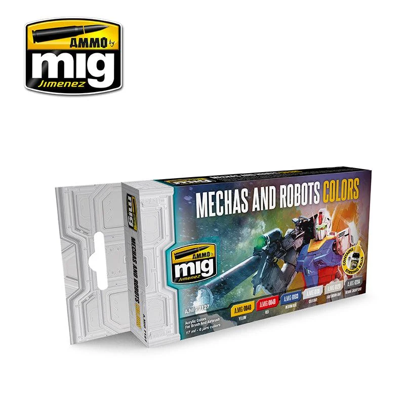 Ammo by Mig Mechas And Robots Colors Set - Ammo Mig Jimenez