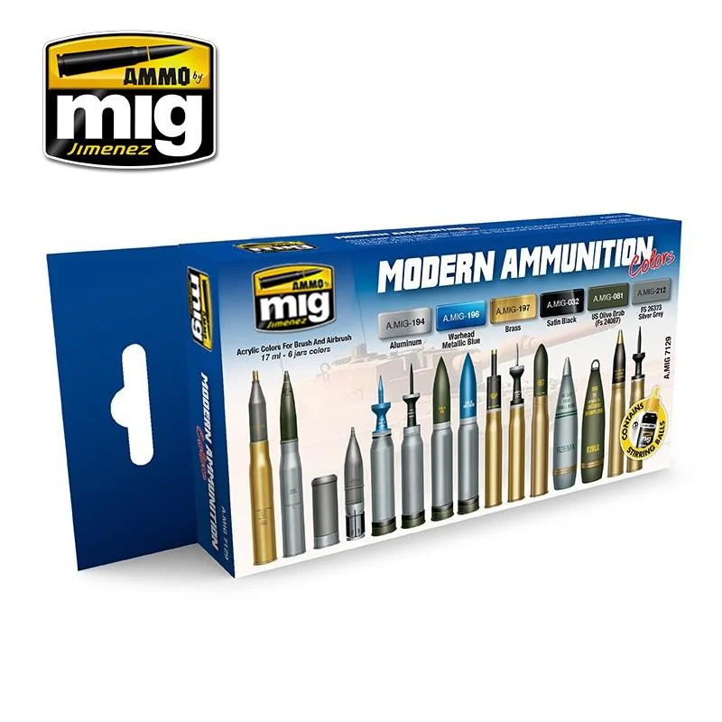 Ammo by Mig Modern Ammunition Set - Ammo Mig Jimenez