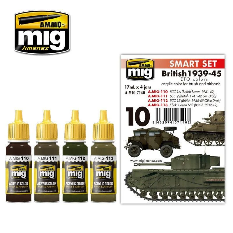 Ammo by Mig British 1939-45 European Colors Set
