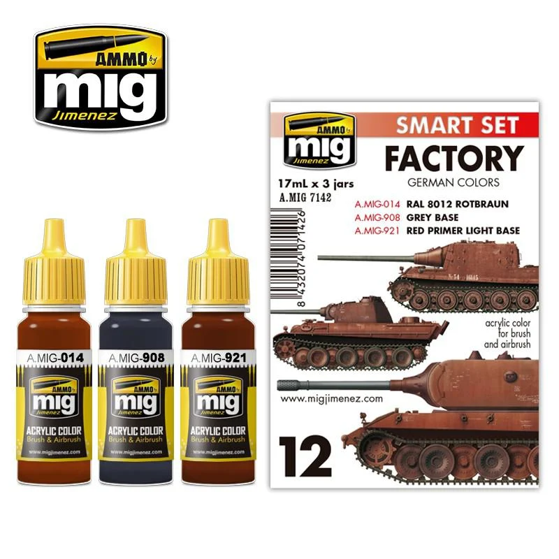 Ammo by Mig German Out Of Factory Colors Set - Ammo Mig Jimenez