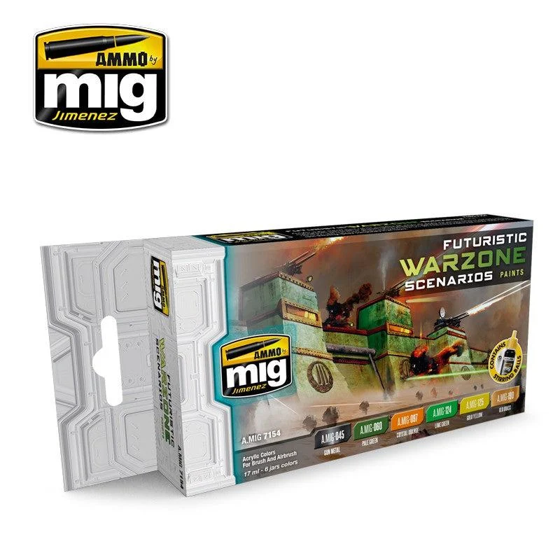 Ammo by Mig Futuristic Warzone Scenarios Color Set - Ammo Mig Jimenez