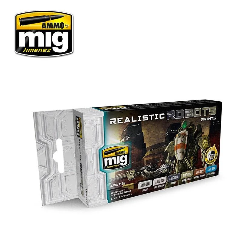 Ammo by Mig Realistic Robots Color Set - Ammo Mig Jimenez