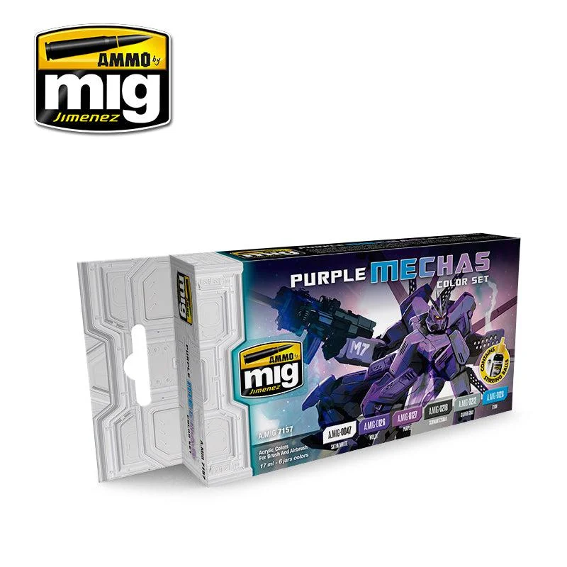 Ammo by Mig Purple Mechas Color Set - Ammo Mig Jimenez