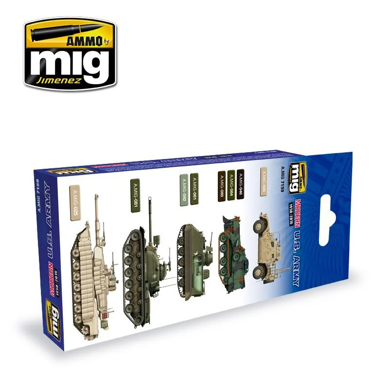 Ammo by Mig Modern Usa Army Colors Set - Ammo Mig Jimenez