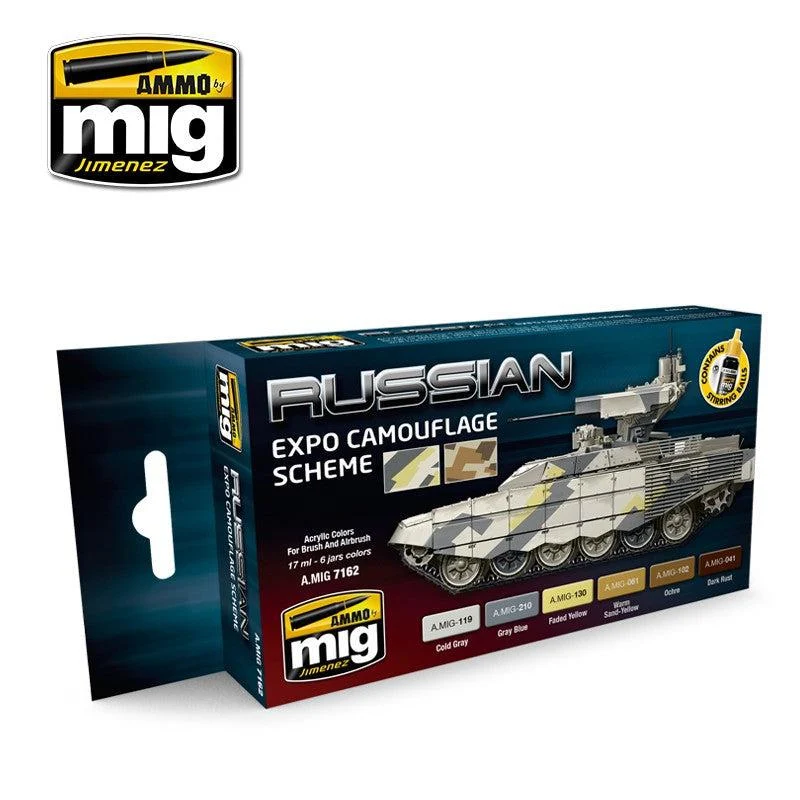 Ammo by Mig Russian Expo Camouflage Scheme Set - Ammo Mig Jimenez