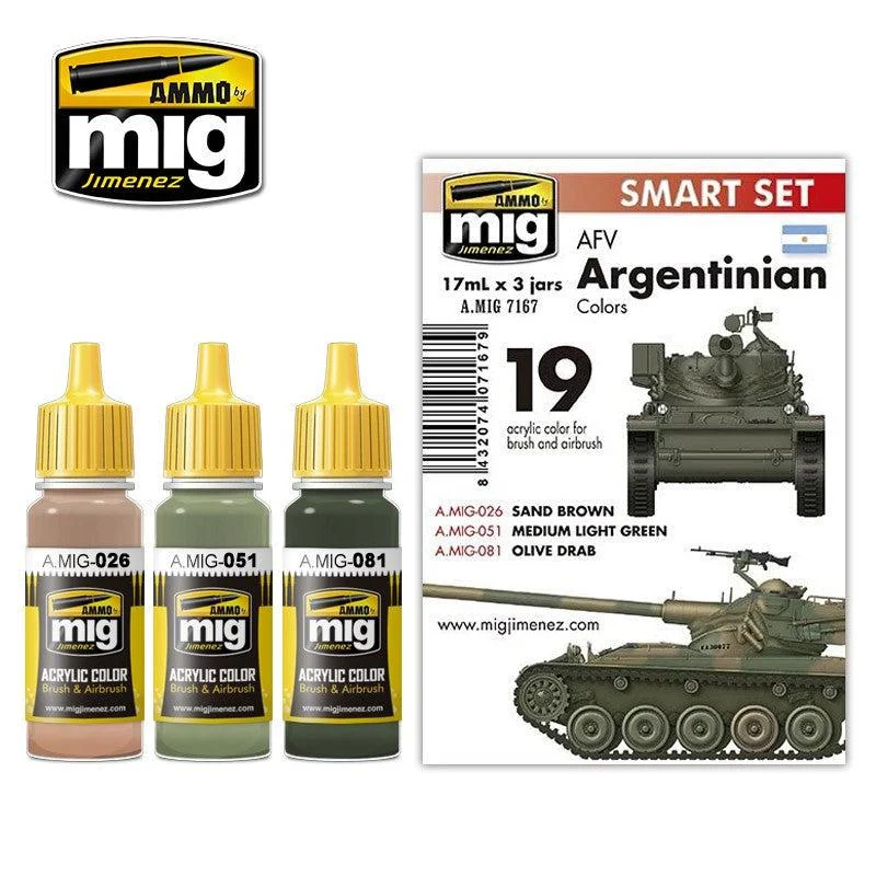 Ammo by Mig Afv Argentinian Colors Set - Ammo Mig Jimenez