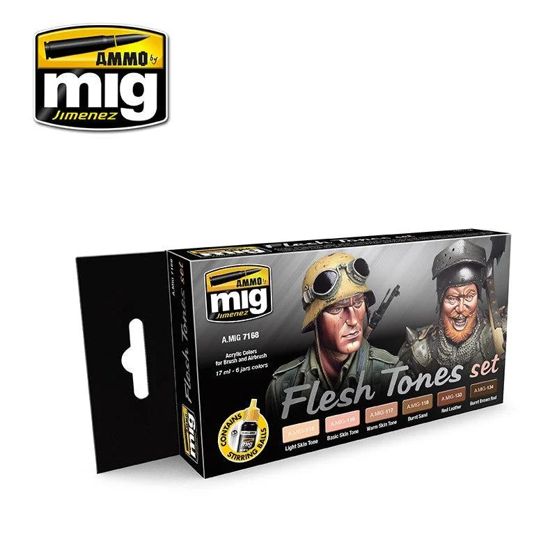 Ammo by Mig Flesh Tones Set - Ammo Mig Jimenez