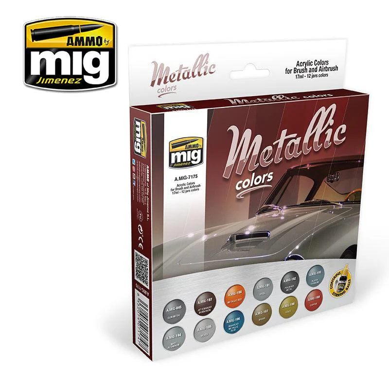 Ammo by Mig Metallic Colors Set - Ammo Mig Jimenez