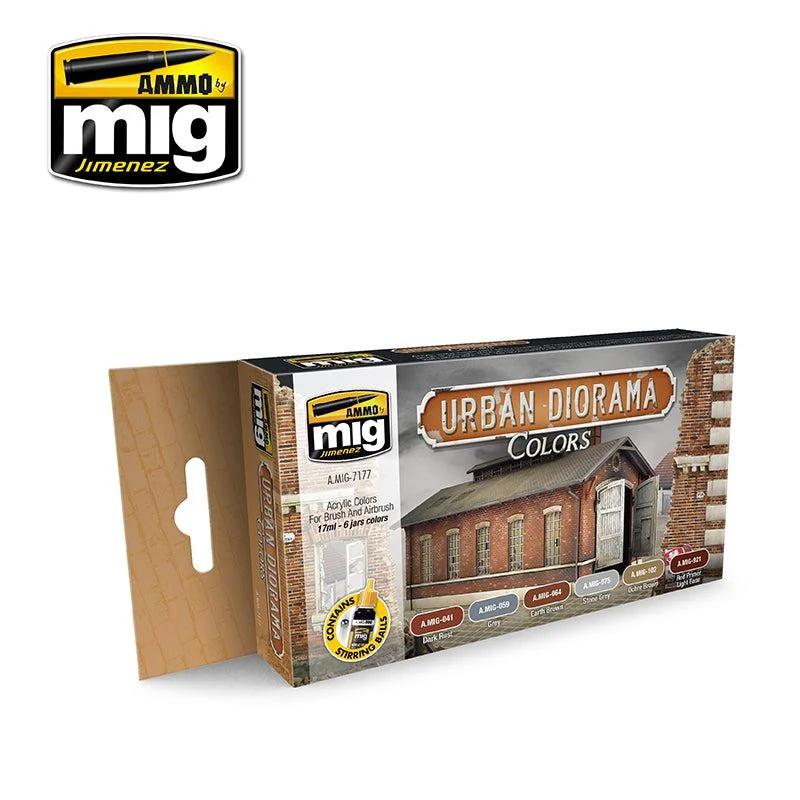Ammo by Mig Urban Diorama Colors Set - Ammo Mig Jimenez