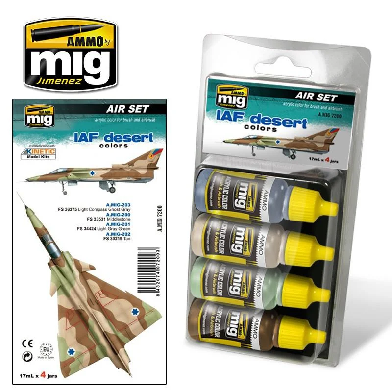 Ammo Mig Iaf Desert Colors - Ammo Mig Jimenez