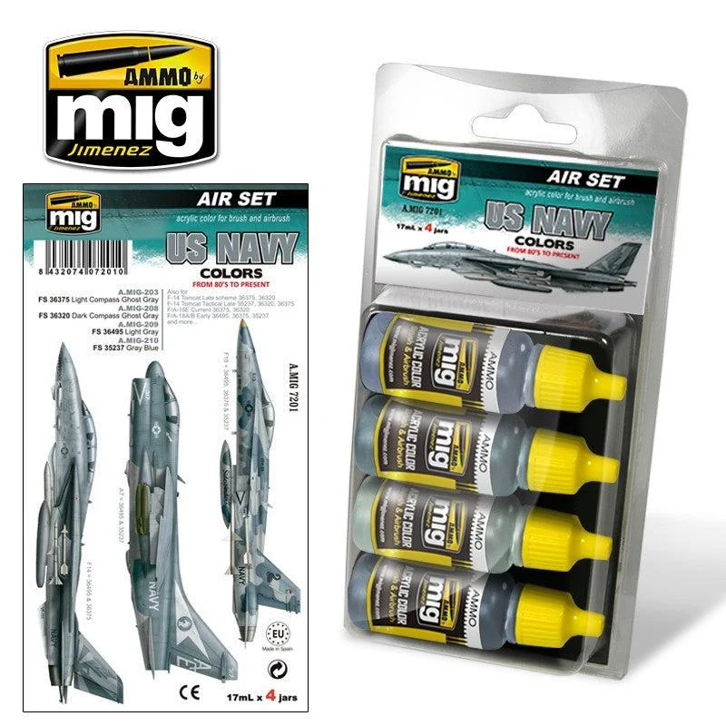Ammo Mig Usn Set 1: From 80s To Present - Ammo Mig Jimenez