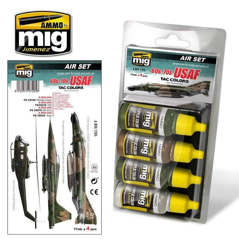 Ammo Mig 60s-70s Usaf Tac Colors (Also Vietnam Era)