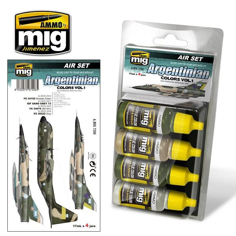 Ammo Mig Argentinian Colors Vol.1 (Also Falklands War) - Ammo Mig Jimenez