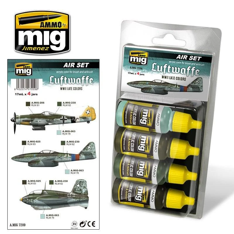 Ammo Mig Luftwaffe Wwii Late Colors - Ammo Mig Jimenez