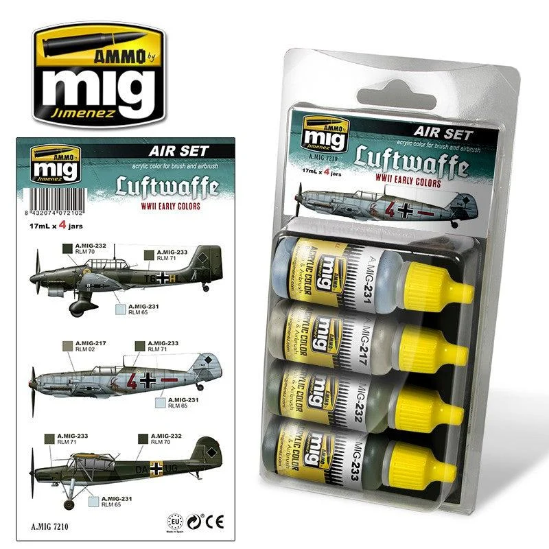 Ammo Mig Luftwaffe Wwii Early Colors - Ammo Mig Jimenez