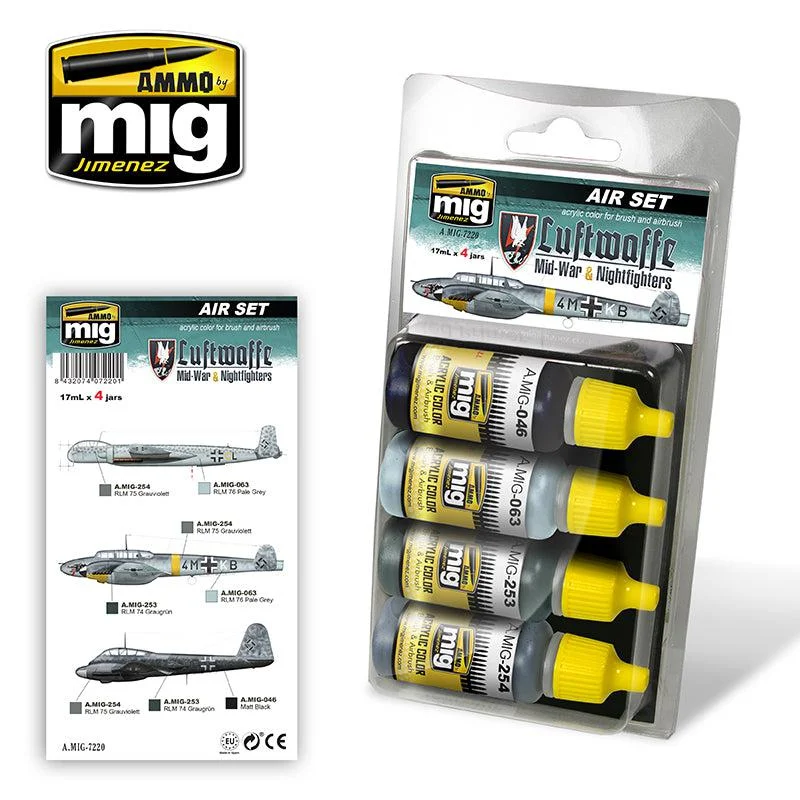 Ammo Mig Luftwaffe Wwii Mid War Colors - Ammo Mig Jimenez