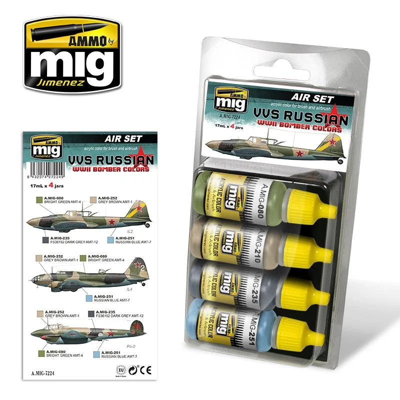 Ammo Mig Vvs Russian Wwii Bomber Colors - Ammo Mig Jimenez