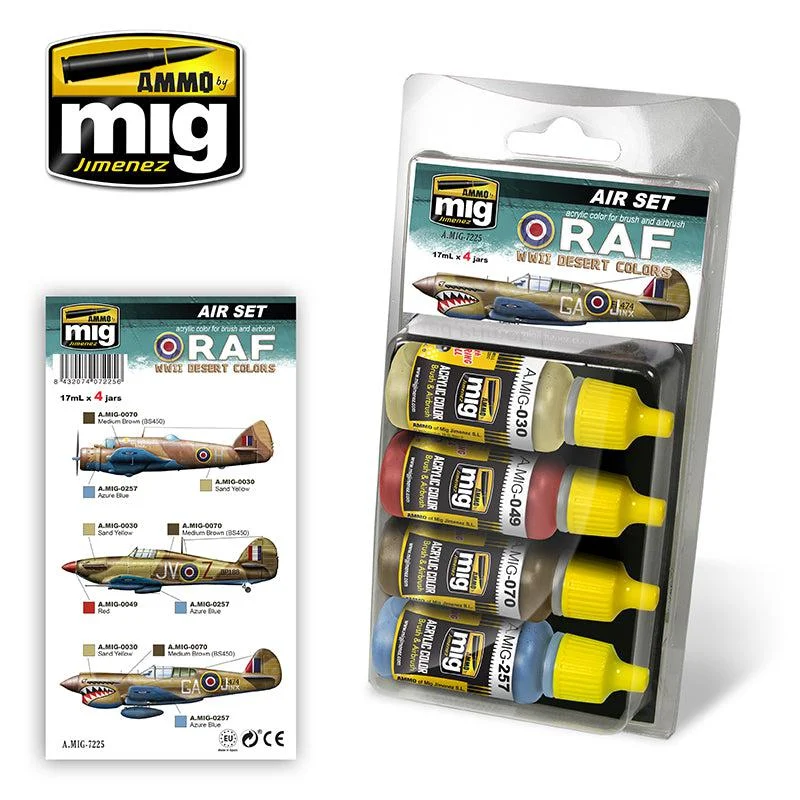 Ammo Mig Raf Wwii Desert Colors - Ammo Mig Jimenez