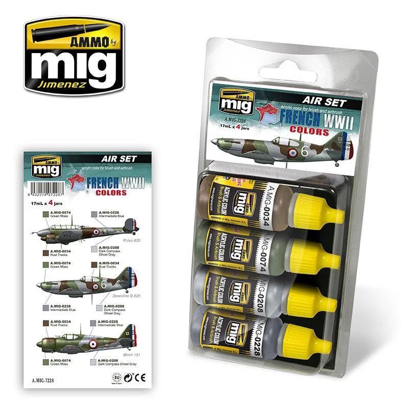 Ammo Mig French Wwii Aircraft Colors - Ammo Mig Jimenez