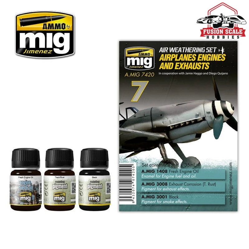 Ammo Mig Jimenez Airplanes Engines And Exhausts