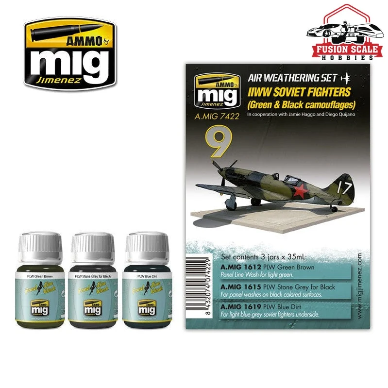 Ammo Mig Jimenez Ww Ii Soviet Airplanes (Green & Black Camouflages)