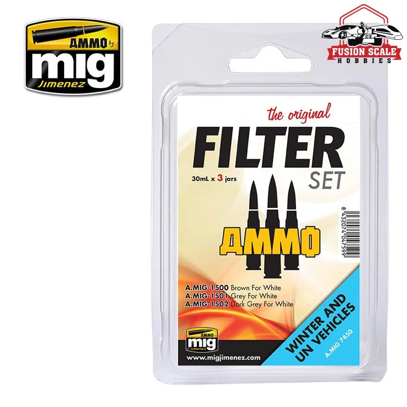 Ammo Mig Jimenez Winter & UN Vehicles Filter Set AMIG7450