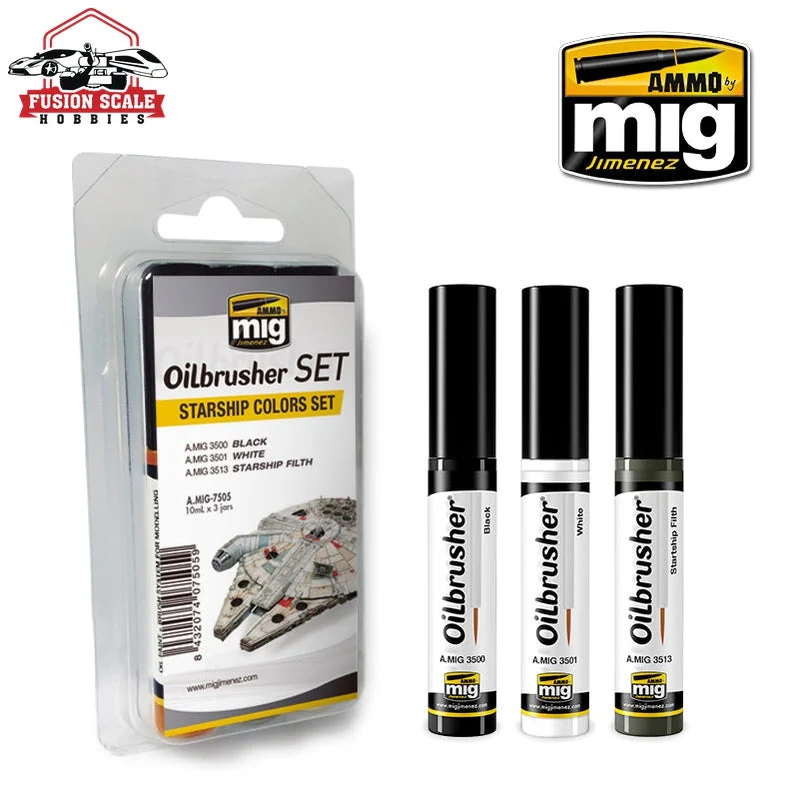 Starship Colors Oilbrusher Set Ammo by Mig Jimenez AMIG7505 - Ammo Mig Jimenez