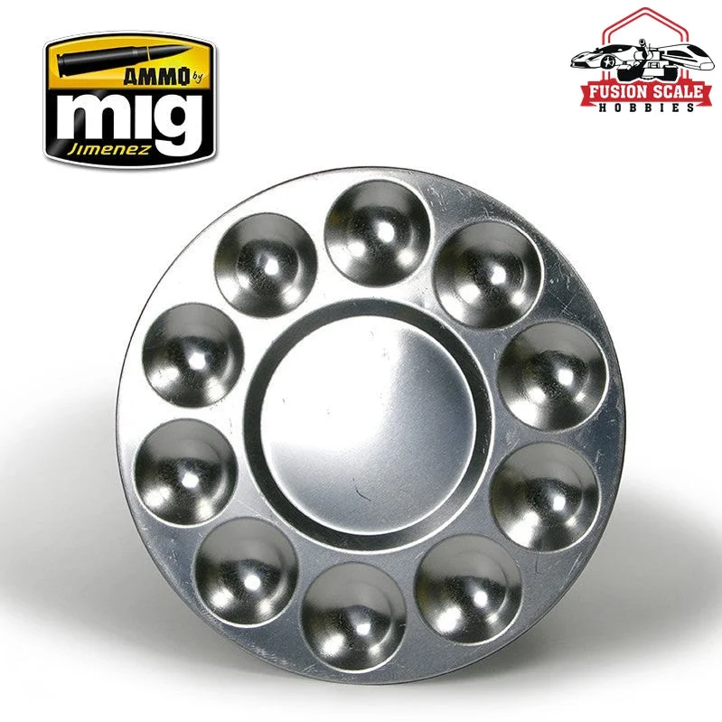 Ammo Mig Jimenez Aluminum Pallet 10 Wells