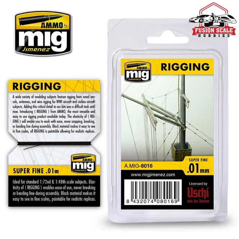 Ammo Mig Jimenez Rigging uper Fine 0.01 Mm