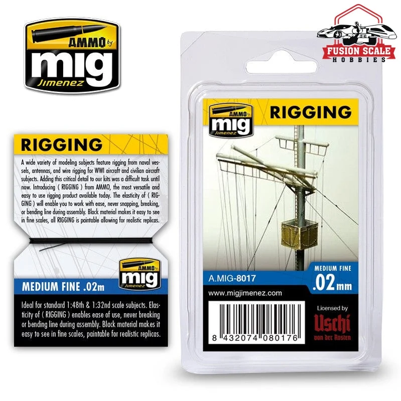 Ammo Mig Jimenez Rigging Medium Fine 0.02 Mm