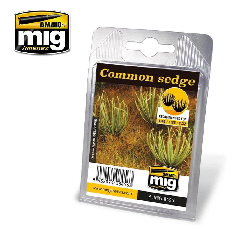 Ammo Mig Laser Cut Plants Common Sedge - Ammo Mig Jimenez