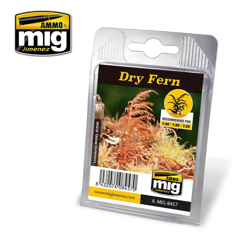 Ammo Mig Laser Cut Plants Dry Fern - Ammo Mig Jimenez