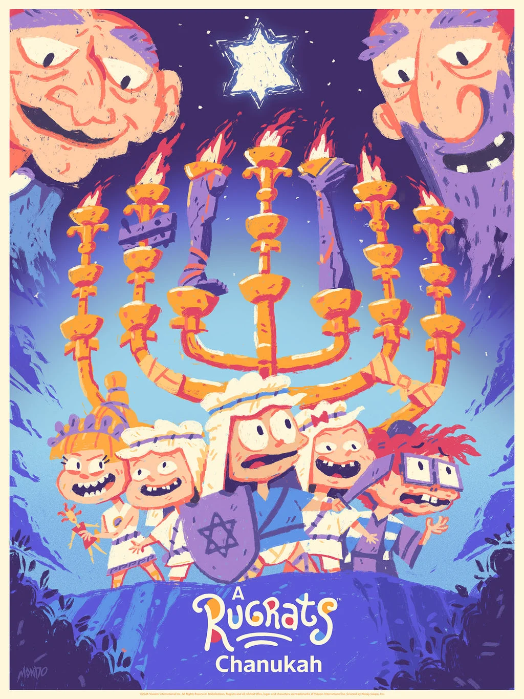 A Rugrats Chanukah Poster - Sam Elkana