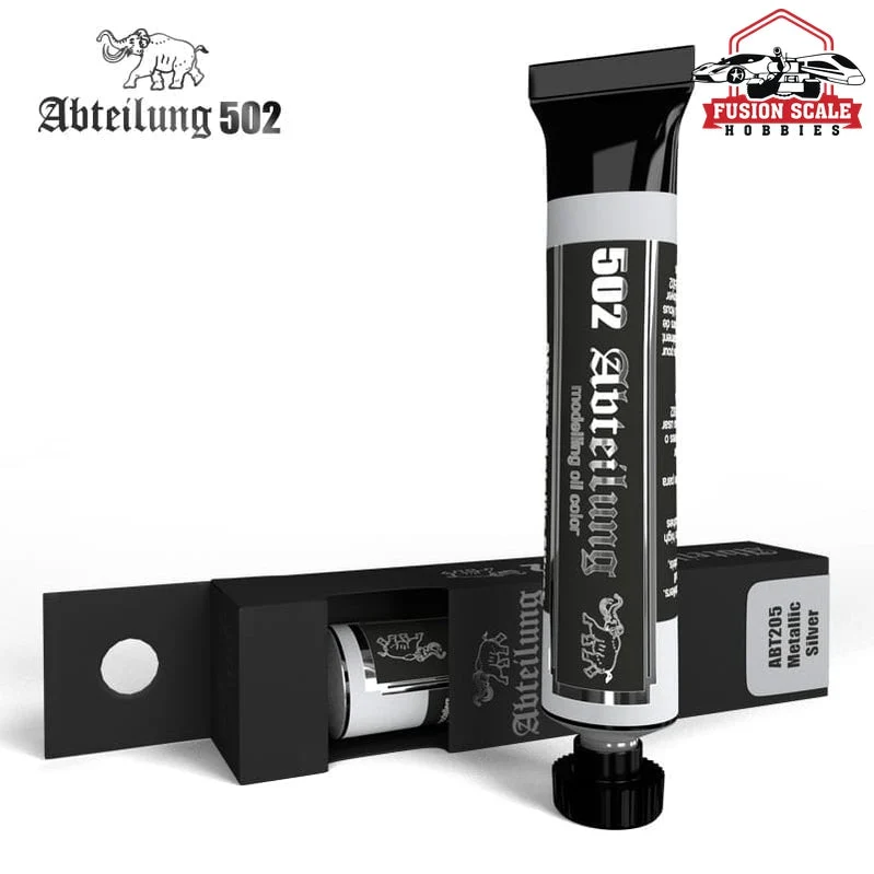 Abteilung 502 Oil Paint Metallic Silver 20ml Tube ABT205