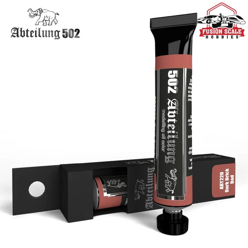 Abteilung 502 Oil Paint Dark Brick Red 20ml Tube ABT220