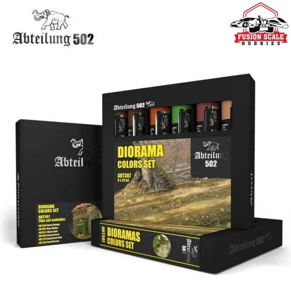 Abteilung 502 Diorama Colors Oil Paint Set (6 Colors) 20ml Tubes ABT307