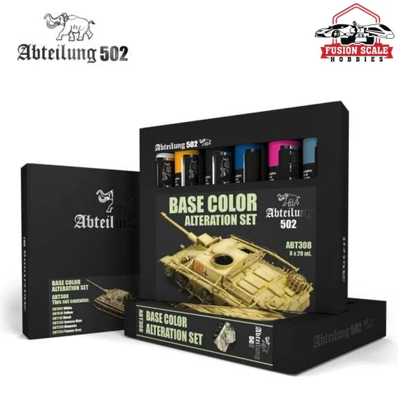 Abteilung 502 Base Colors Oil Paint Set (6 Colors) 20ml Tubes ABT308