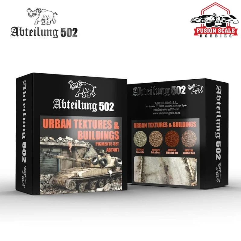 Abteilung 502 Urban Textures & Buildings Pigments Set ABT401